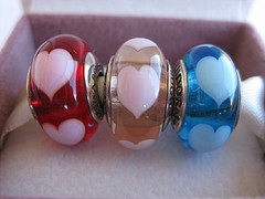 pandora murano heart